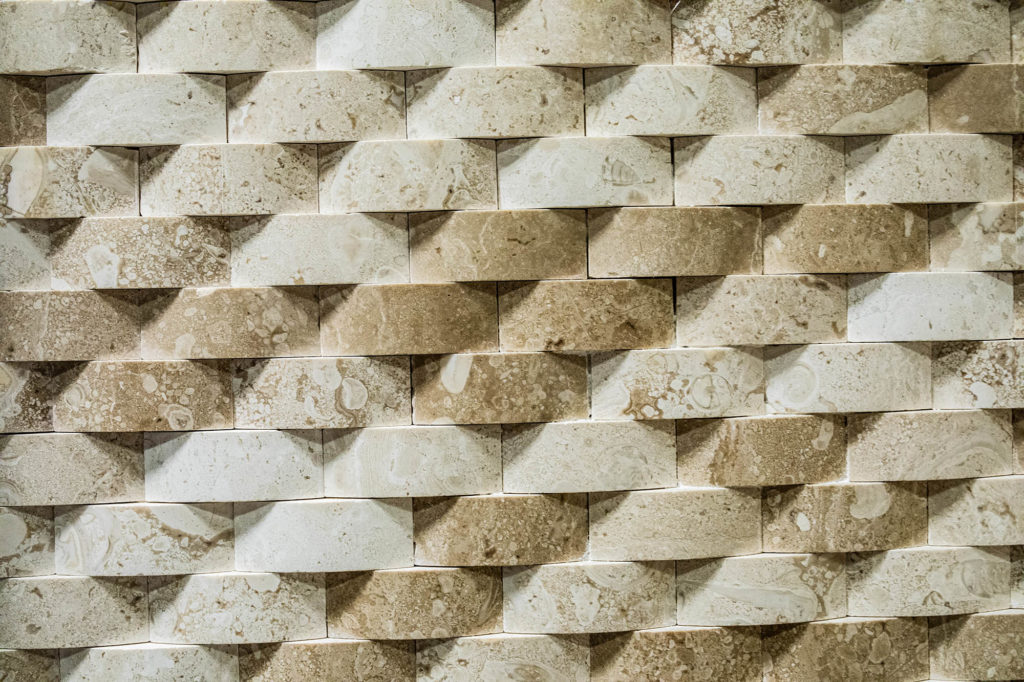 commercial wall tile installation job in Sacramento, CA | Brooks Tile, Inc.