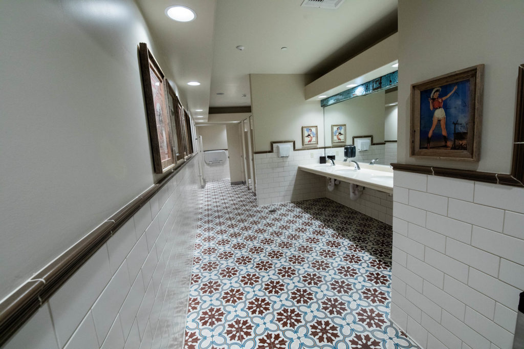 hotel bathroom tile design in Sacramento, CA | Brooks Tile, Inc.